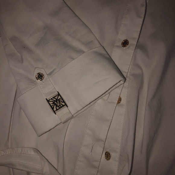 White Anne Klein button up blouse - Picture 3 of 3